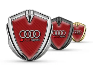Audi Cupolato Emblema Badge Look Corse Lucido